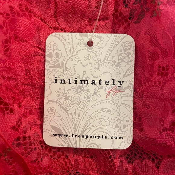 NWT Free People Midnight Hour Bodysuit in Raspberry / S - Picture 5 of 7